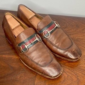 Gucci Brown Horsebit loafers